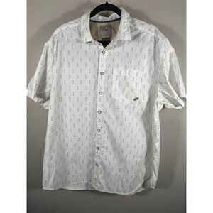 511 5.11 Tactical Short Sleeve Snap Button Shirt Mens XL Swiss Army Knife (C)